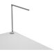 Z-Bar Solo Gen 4 16.75 inch 8.80 watt Silver Desk Lamp Portable Light, Grommet Mount